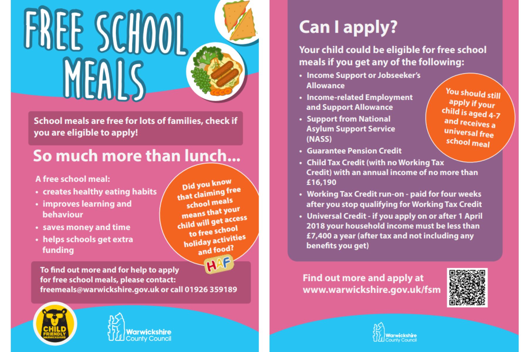 Unlock the benefits of free school meals - Nicholas Chamberlaine School